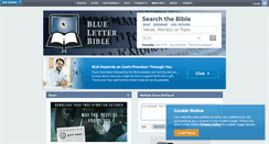 Desktop Screenshot of blueletterbible.org